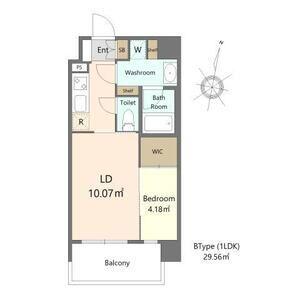 ALIVIS六本松(2K/2階)の間取り写真