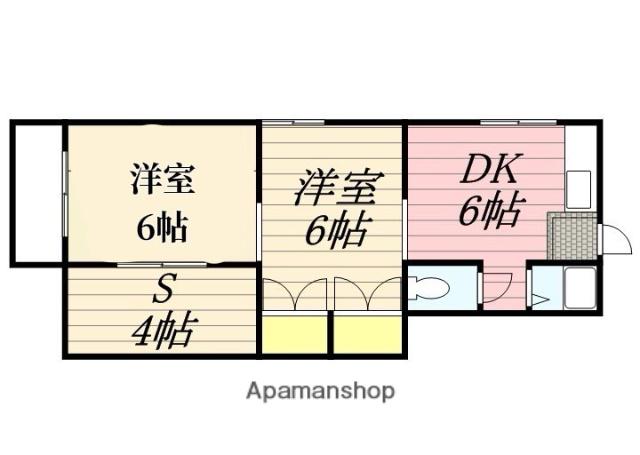 シティコーポ堤(3DK/1階)の間取り写真