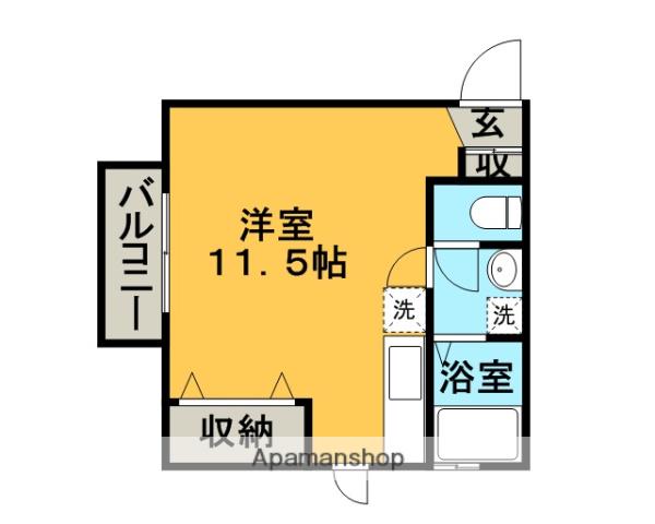 サンコーポ村田(ワンルーム/2階)の間取り写真