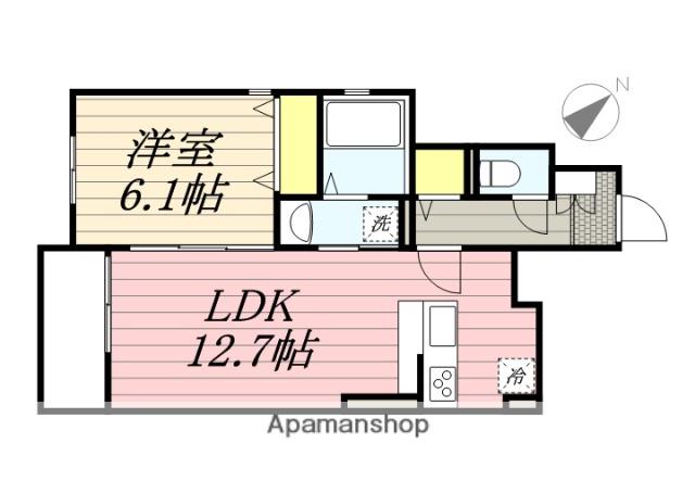 コーエー アビタシオン(1LDK/1階)の間取り写真