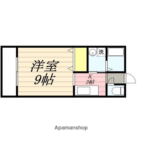 セピア・コート(1K/1階)の間取り写真