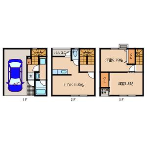 ラ・プラヤⅠ番館(2LDK)の間取り写真