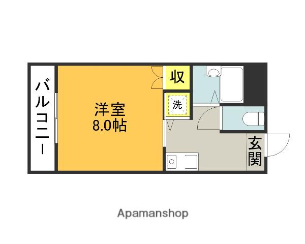 コーポメイツ(1K/1階)の間取り写真