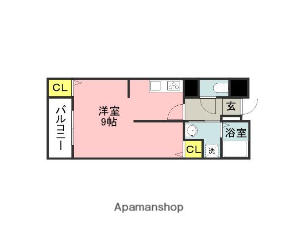YH神力マンションⅡ(1K/1階)の間取り写真