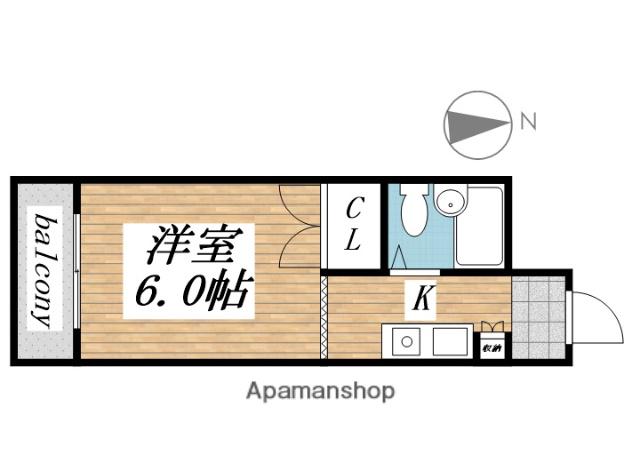 ロイヤルステイ(ワンルーム/3階)の間取り写真