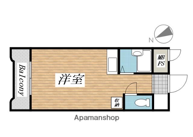 プレアール青山(ワンルーム/3階)の間取り写真