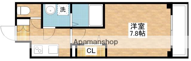 MDIプロスジョイア北九州市立大学前(1K/10階)の間取り写真