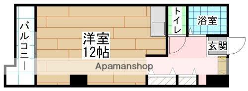 第2IMビル(ワンルーム/3階)の間取り写真