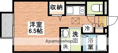 セジュールAOTA(ワンルーム/1階)の間取り写真