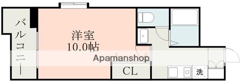 ライズ大江(1K/10階)の間取り写真