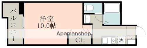ライズ大江(1K/5階)の間取り写真