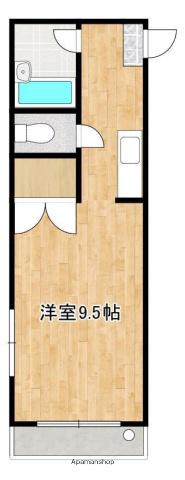 シティ4JAUNE(ワンルーム/3階)の間取り写真