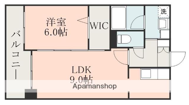 NICEマンションST九品寺(1LDK/9階)の間取り写真