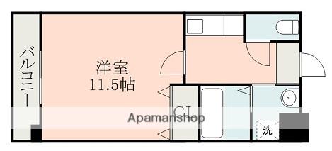 アーバン・ビルドⅢ(1K/6階)の間取り写真