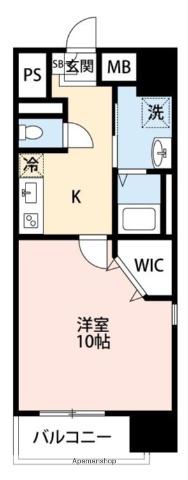 アルヴィータ新屋敷(1K/4階)の間取り写真