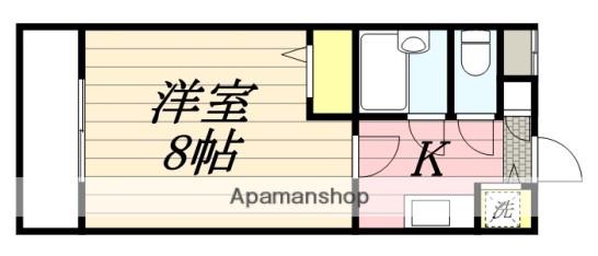 メゾン・ド・ロジェ(1K/1階)の間取り写真