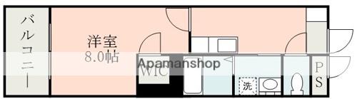 HKマンション白山(1K/6階)の間取り写真