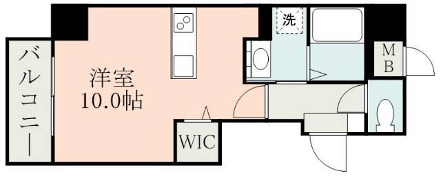 フォーエス熊本駅前Ⅲ(ワンルーム/7階)の間取り写真