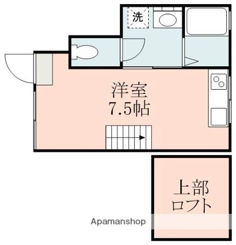 ピエールフォレ国府(ワンルーム/1階)の間取り写真