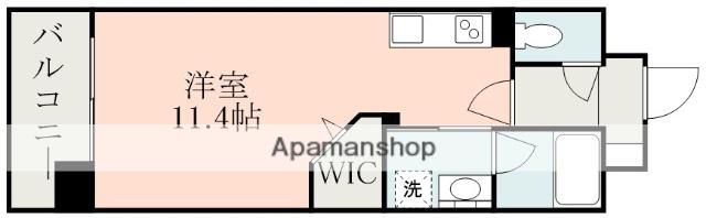 フェニックスハイツ大江(ワンルーム/5階)の間取り写真