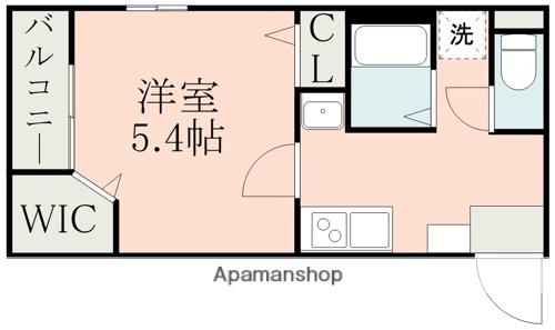 SAINT-DEERS(1K/4階)の間取り写真