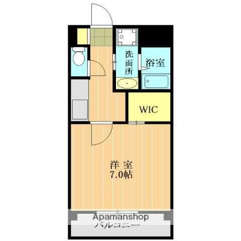 SG2-HONJYO(1K/4階)の間取り写真