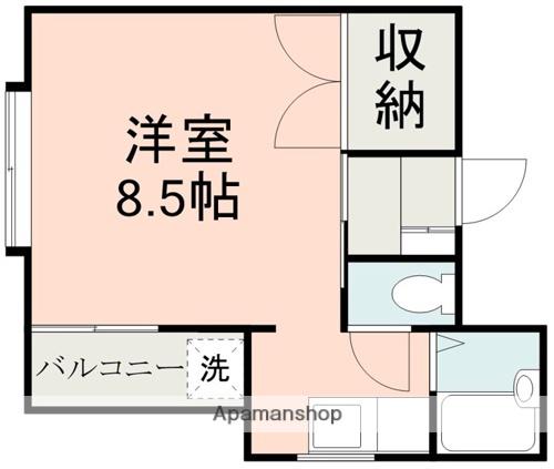 セントポーリア88(ワンルーム/2階)の間取り写真