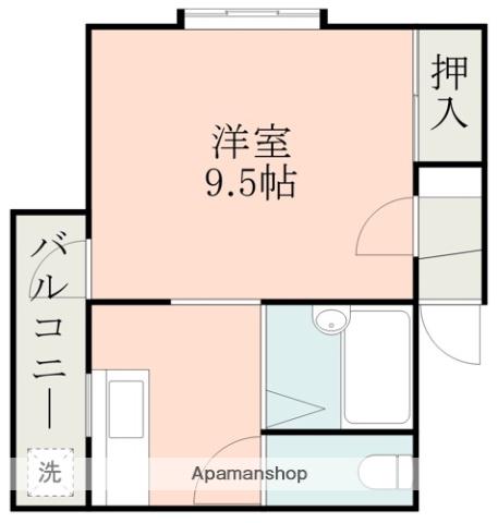 セントポーリア88(ワンルーム/2階)の間取り写真