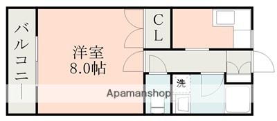 藤友第一ビル(1K/3階)の間取り写真