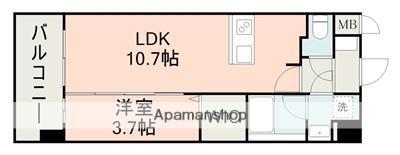 ELGRAND菊陽Ⅱ(1LDK/7階)の間取り写真