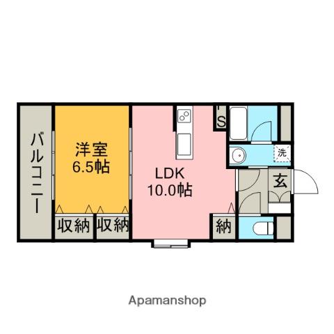 RISTAGIONE迎町(1LDK/6階)の間取り写真