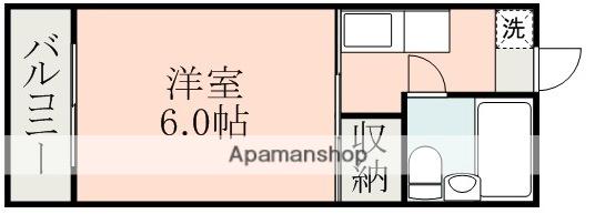 シティハイム大江(1K/2階)の間取り写真