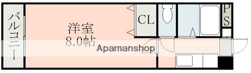 アビテ水前寺(1K/2階)の間取り写真