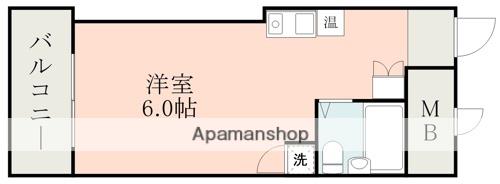 アトール水前寺(ワンルーム/5階)の間取り写真