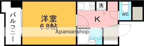 トーカン大江キャステ-ル(1K/9階)の間取り写真