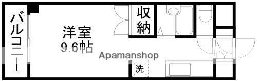 コート大江(ワンルーム/2階)の間取り写真