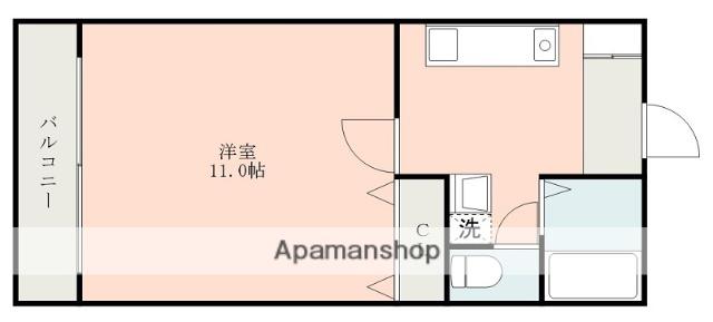 エクセレントハイム(1K/1階)の間取り写真