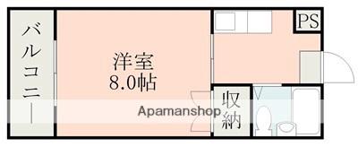 コーポ上山(1K/3階)の間取り写真