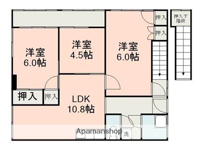 サンライズMA(3LDK/2階)の間取り写真