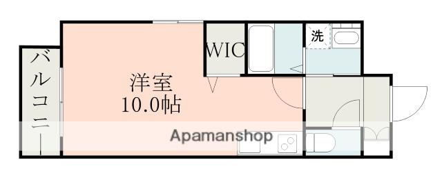 サンフェスタ出水(ワンルーム/2階)の間取り写真