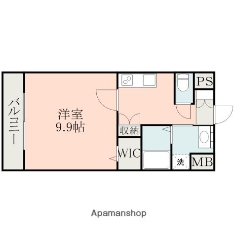 J PLACE(1K/10階)の間取り写真