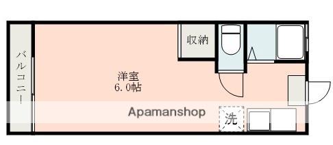 OSハウスA(ワンルーム/2階)の間取り写真