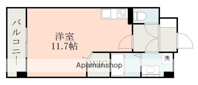 レオ リヤンド(ワンルーム/2階)の間取り写真