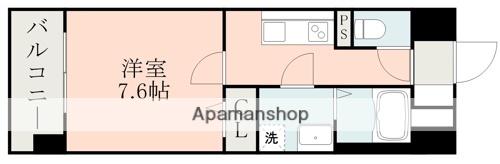 S-RESIDENCE熊本駅前(1K/9階)の間取り写真