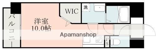 S-RESIDENCE熊本駅前(ワンルーム/2階)の間取り写真
