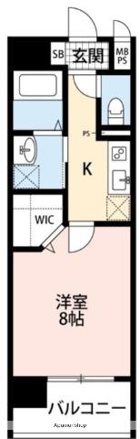PRIME尾ノ上(1K/10階)の間取り写真