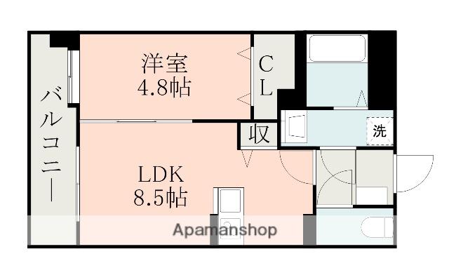 ウィナーズ(1LDK/9階)の間取り写真