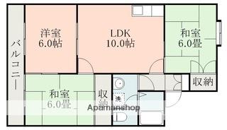 神知屋ハイツA(3LDK/2階)の間取り写真