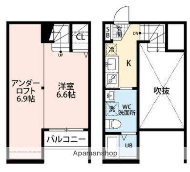 マルスヴァンサンクKUMAMOTO(ワンルーム/1階)の間取り写真