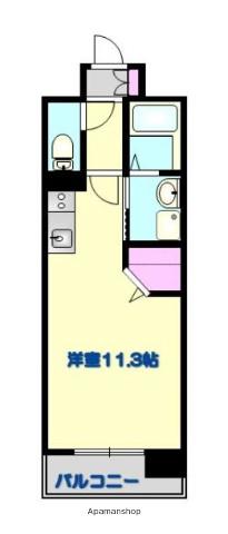 サムティ熊本RIOBRANCO(ワンルーム/3階)の間取り写真